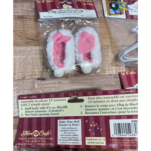 Springfield 18" Doll Kit W/ Blonde Hair, Shoes & Accessories Set - Picture 5 of 7